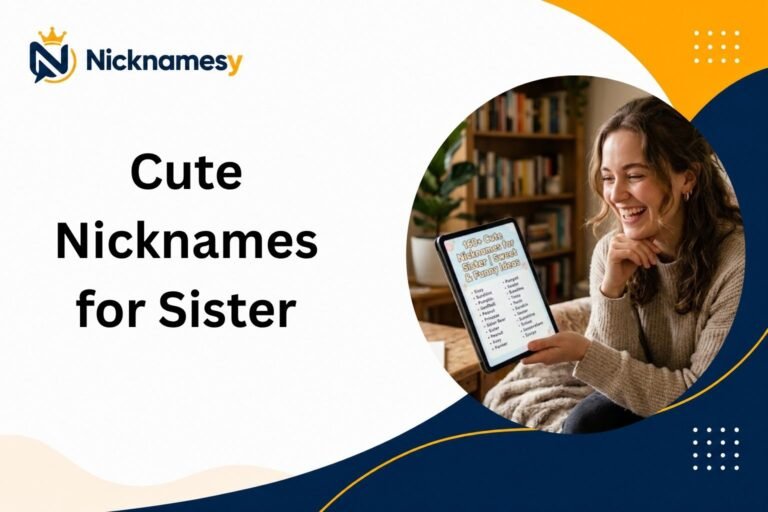 Cute Nicknames for Sister