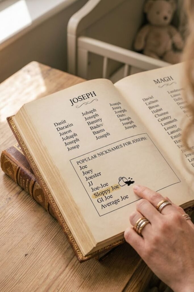 nicknames for joseph