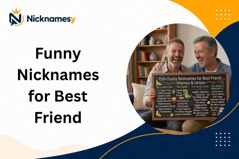 Funny Nicknames for Best Friend