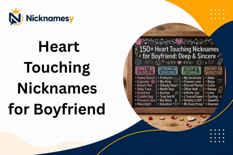 Heart Touching Nicknames for Boyfriend