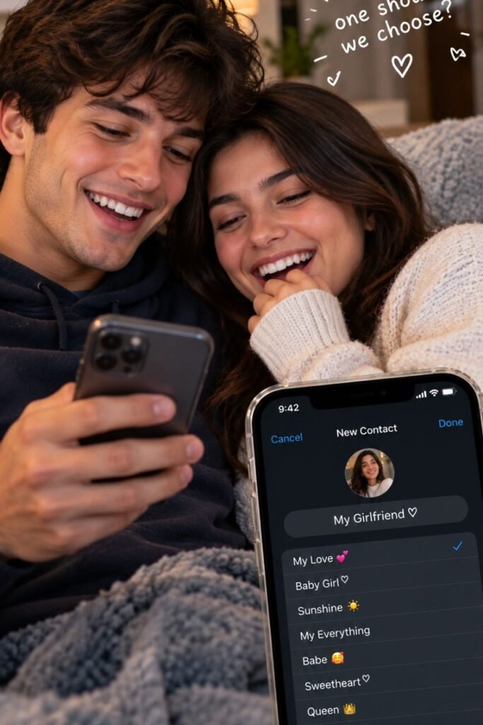 gf name save in contact