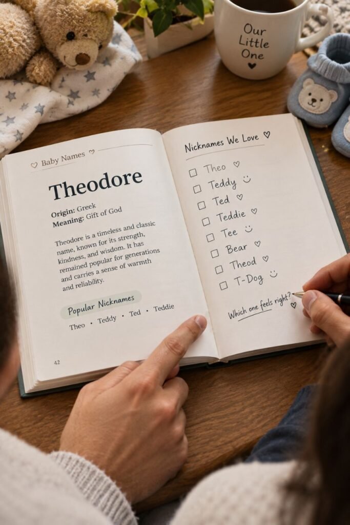 theodore nicknames