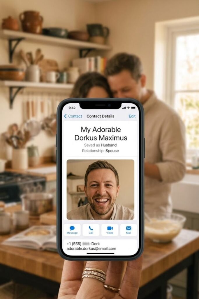 husband contact name ideas