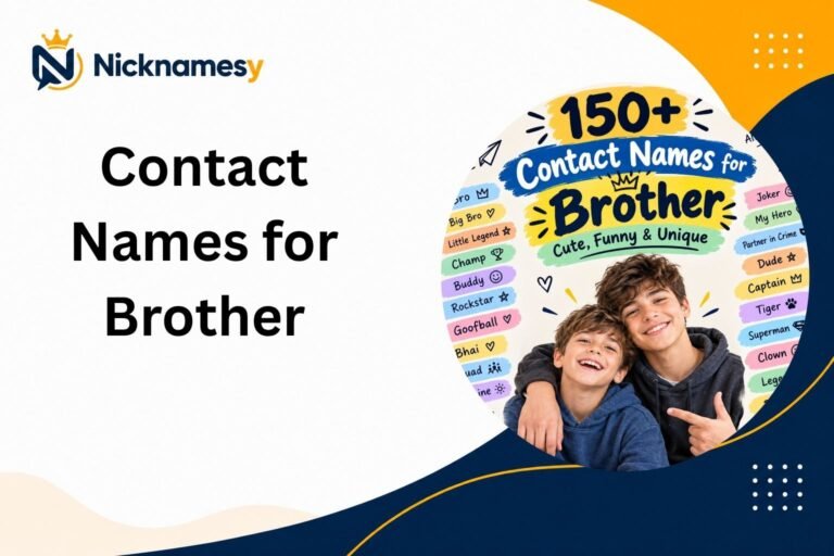 Contact Names for Brother