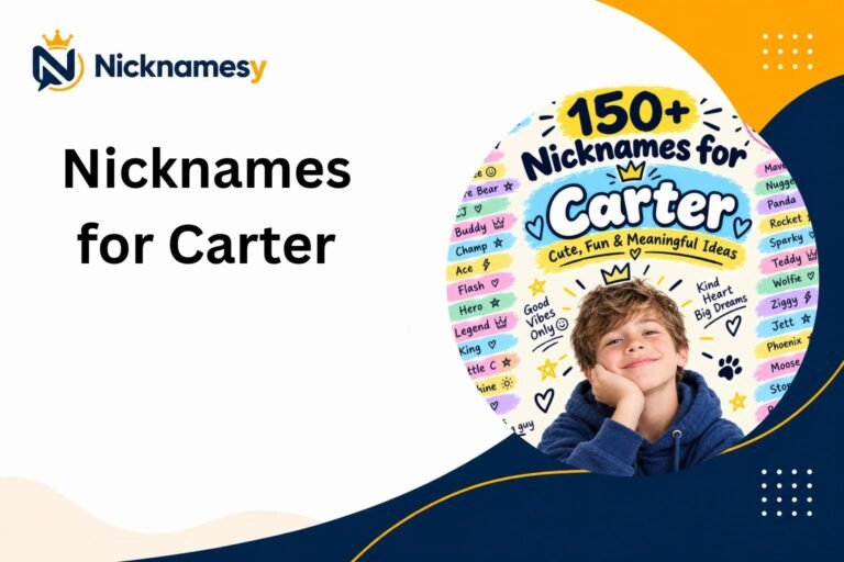 Nicknames for Carter