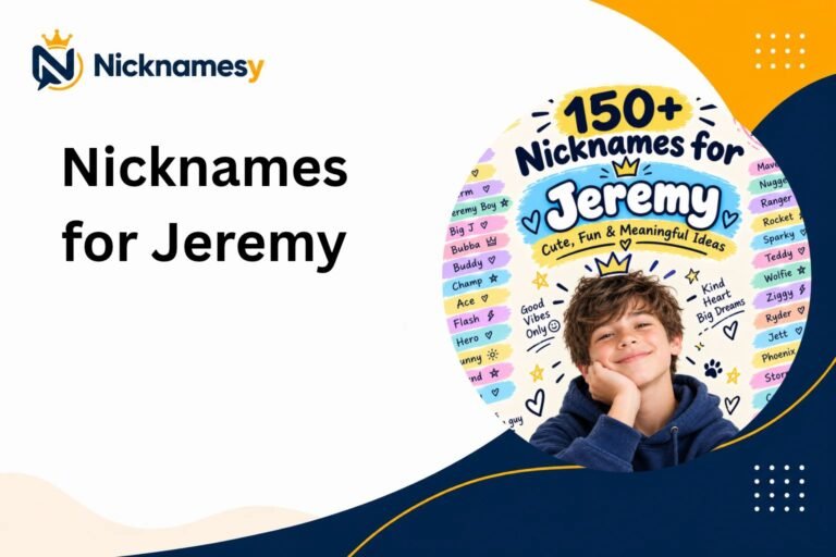 Nicknames for Jeremy