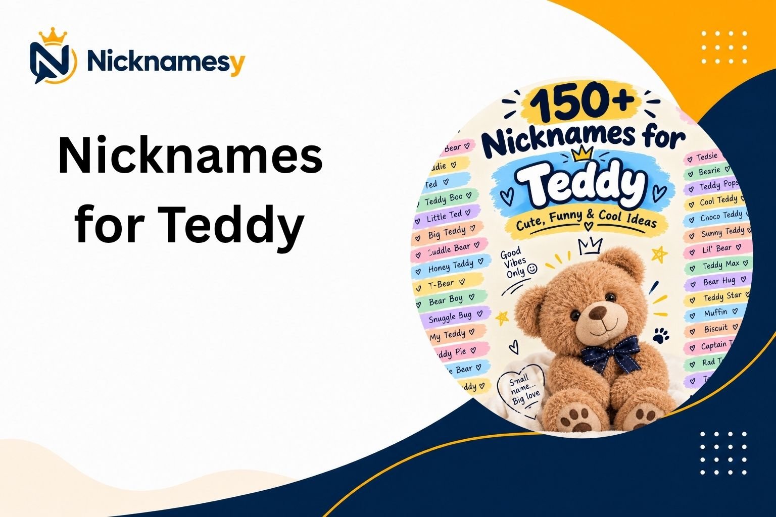Nicknames for Teddy