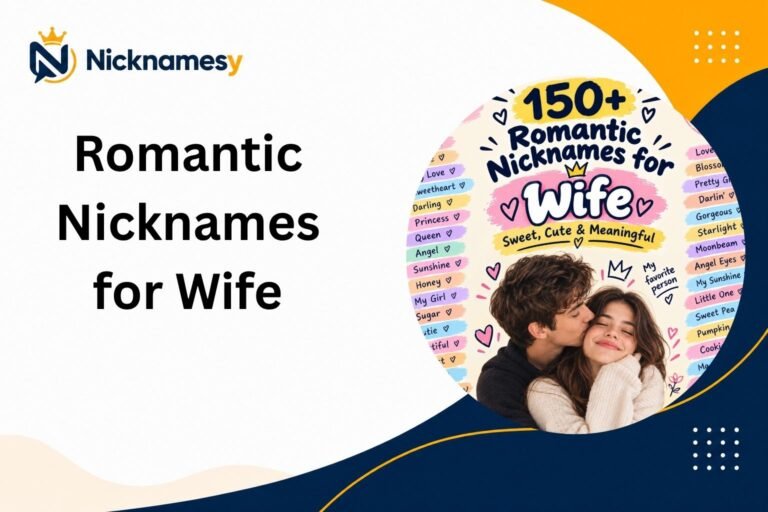 Romantic Nicknames for Wife