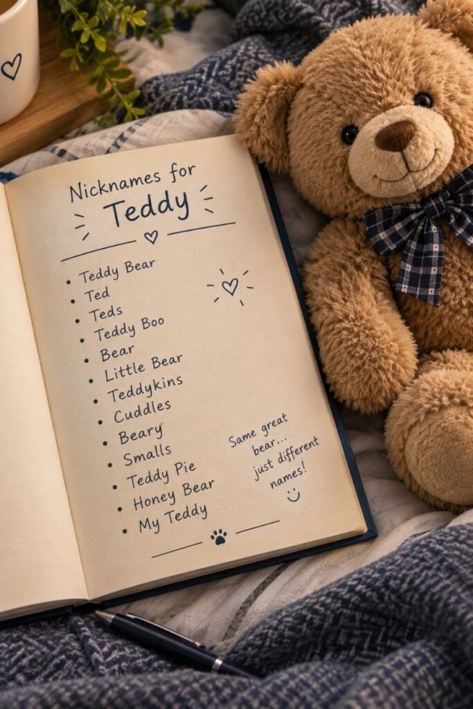 teddy nicknames